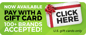 Pay with a Gift Card. No credit card required.